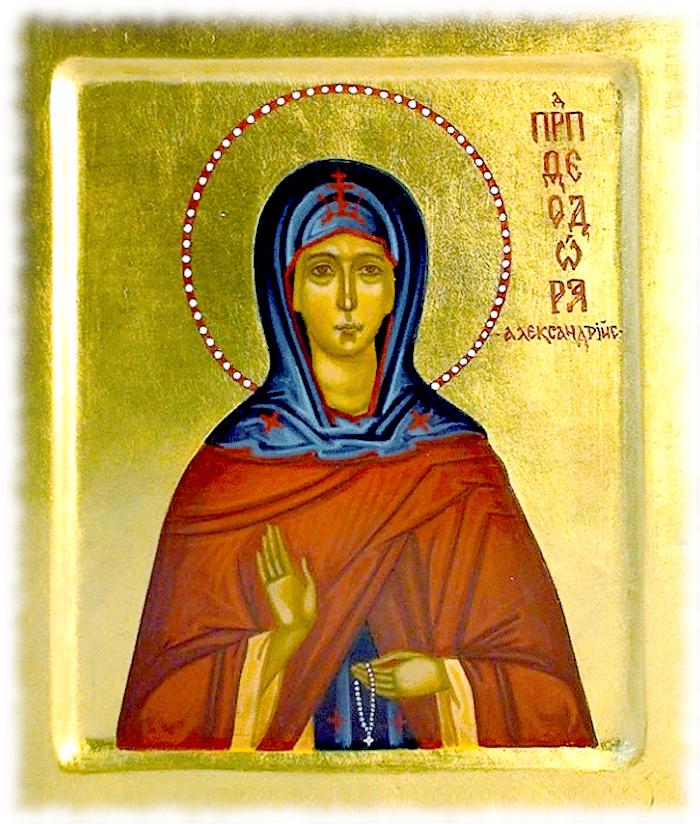 24 сентября православная церковь чтит память преподобной Феодоры Александрийской
