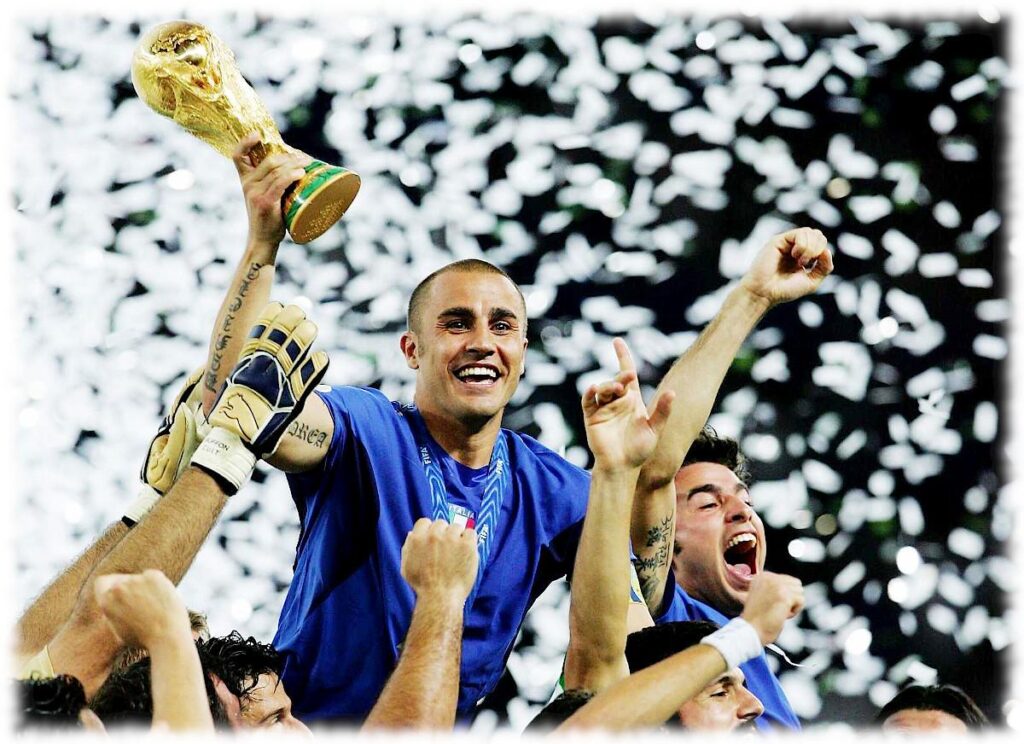 Фабио Каннаваро, итальянский футболист, чемпион мира (2006), лучший футболист мира 2006 года