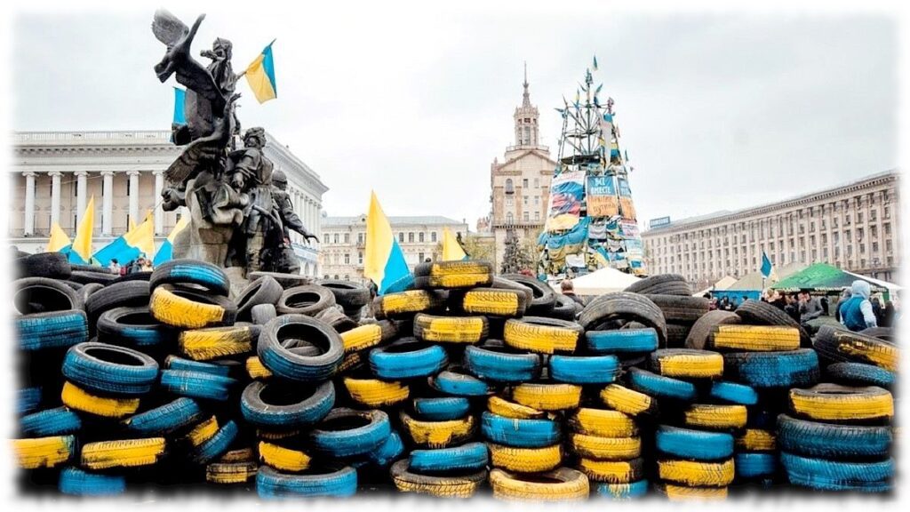 Протесты в центре Киева