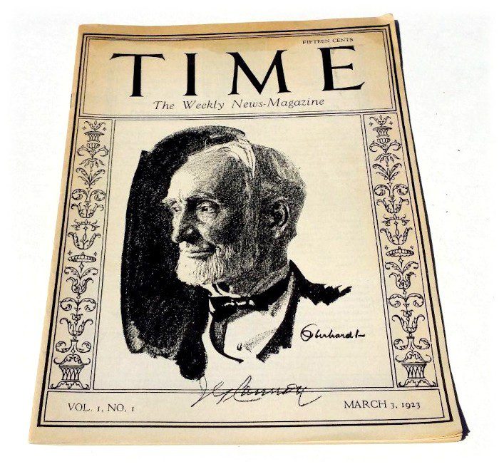 Обкладинка першого номера журналу «Time»