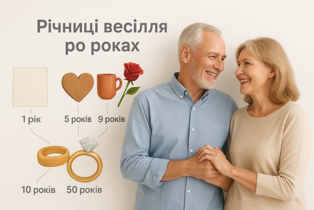 Річниці весілля по роках