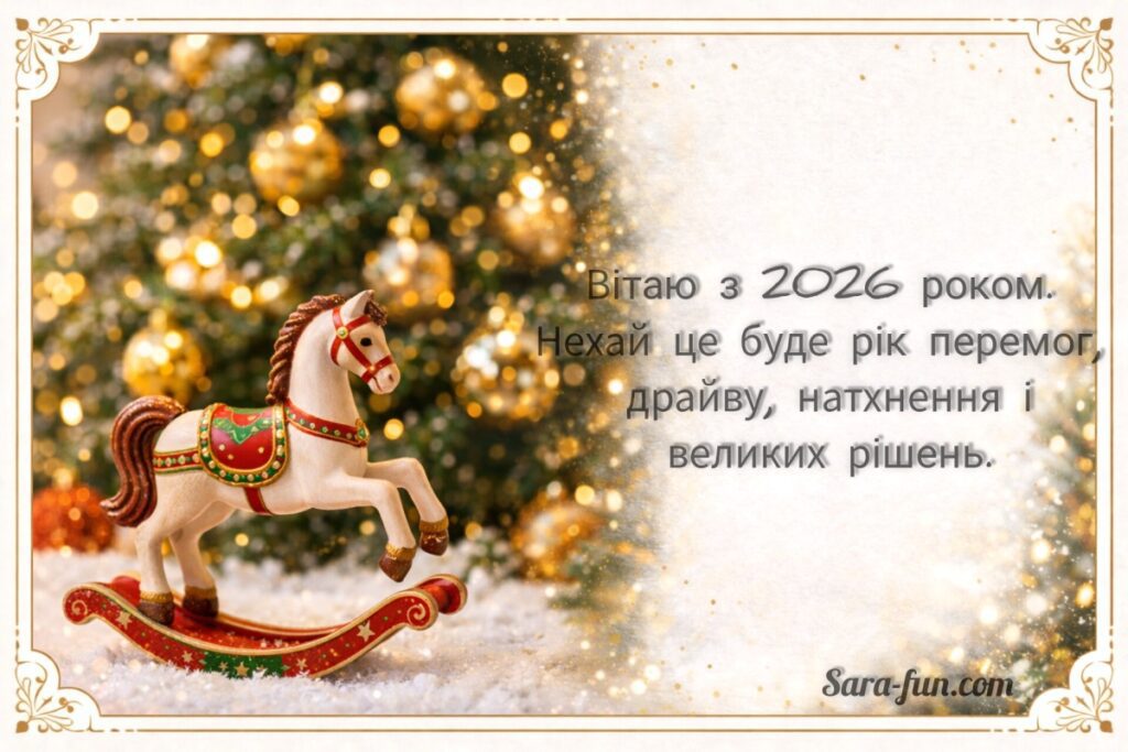 Картинка-привітання з 2026 роком