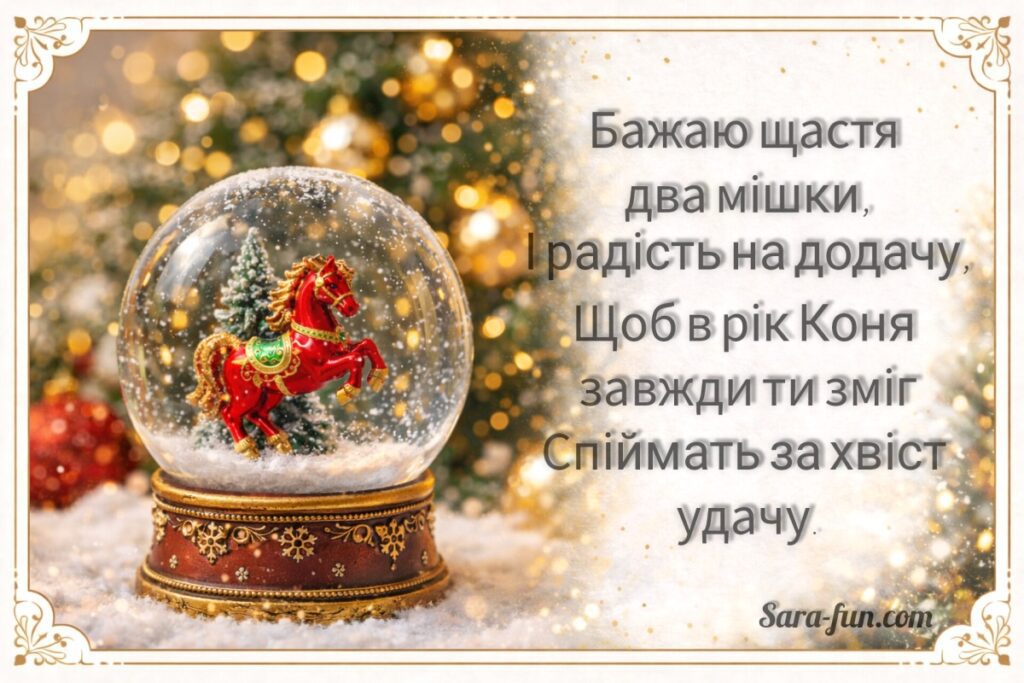 Віршоване привітання з Новим роком