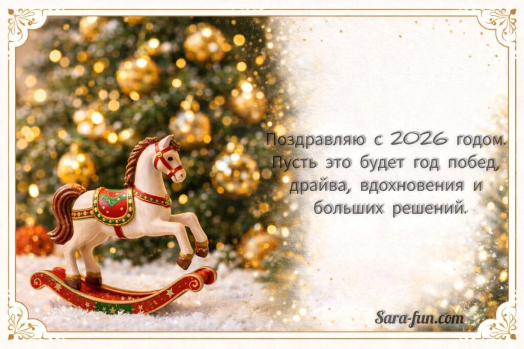 Картинка-поздравление с 2026 годом