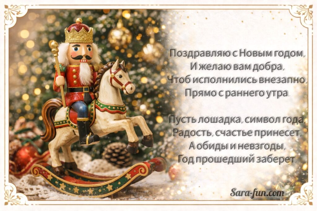Новогодняя открытка 2026