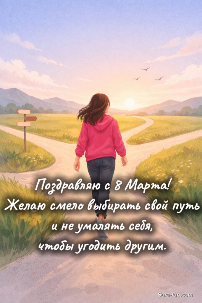 Пожелание с 8 Марта