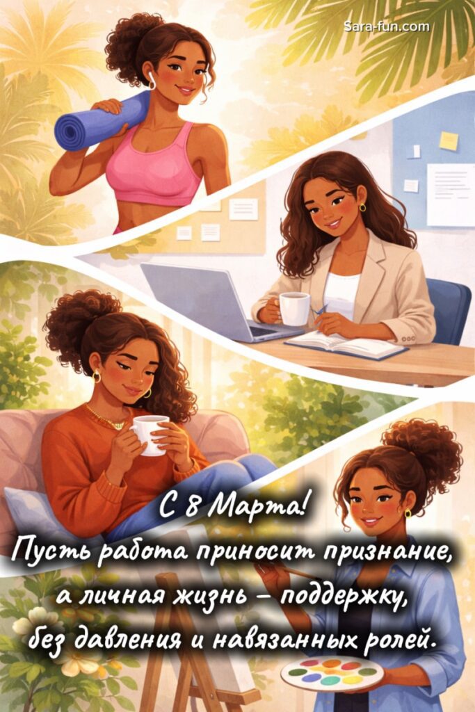 Современное поздравление с 8 Марта