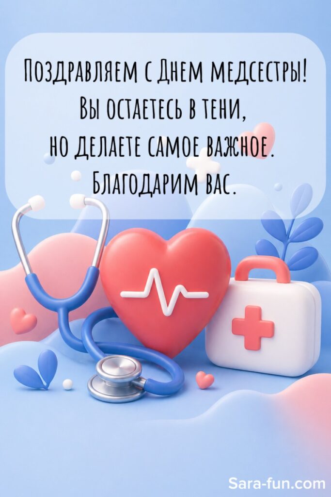 Трогательное поздравление для медсестер
