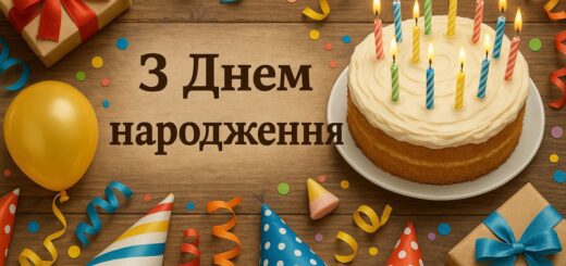 З Днем народження картинка