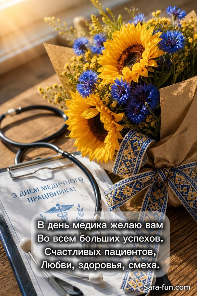 Открытка ко Дню медика