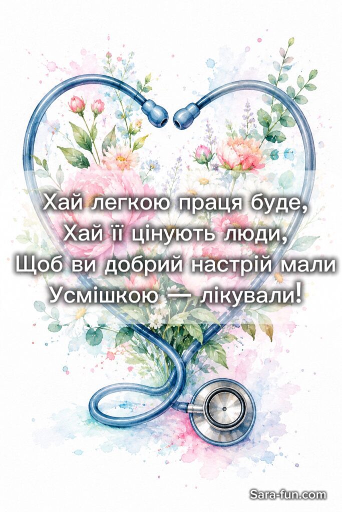 Ніжна листівка до Дня медика